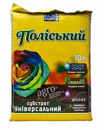 Грунтосмесь универсальная "Полесский" 10л