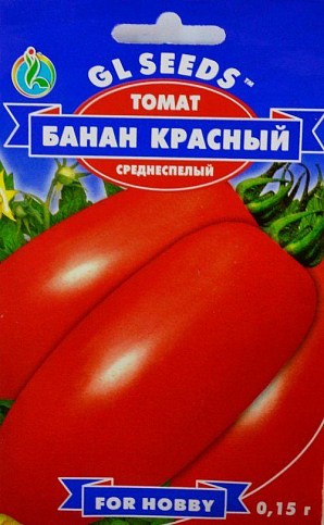 Томат "Банан червоний" ТМ "GL SEEDS" 0.15г