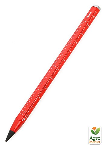 Багатозадачний олівець Troika з лінійкою, червоний (PEN20/RD)