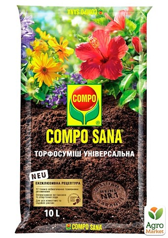 Торфосмесь универсальная COMPO SANA 10л (1131)
