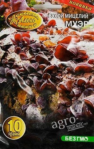 Сухий міцелій "Муер" ТМ "Алекс SEEDS" 10г