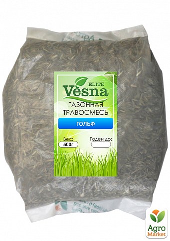 Газонная травосмесь "Гольф" ТМ "Vesna Elite" 500г