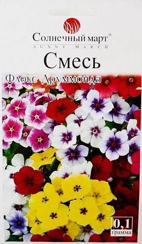 Флокс "Друммонда" смесь ТМ "Солнечный март" 0.1г