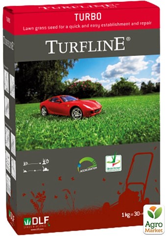 Газонная трава Turbo ТМ "DLF Turfline" 1кг