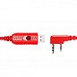 Кабель Mirkit FTDI Model 3 Premium Red для програмування рацій з роз'ємом K2 Baofeng (8022) купить