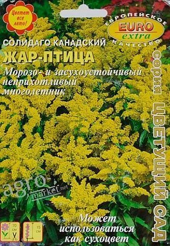 Солидаго канадский "Жар-птица" ТМ "Аэлита" 0.03г