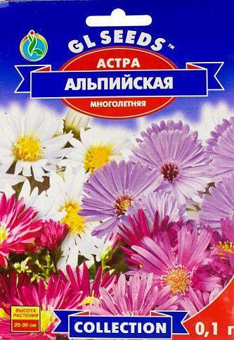 Астра "Альпийская" ТМ "GL Seeds" 0.1г