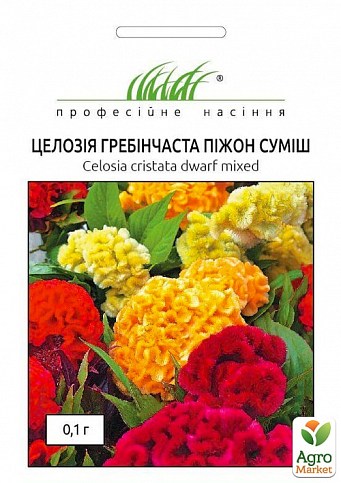 Целозія Гребінчаста "Пижон" суміш ТМ "Hem Zaden" 0,1г