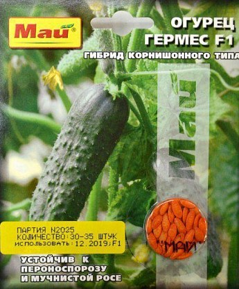 Огірок "Гермес F1" ТМ "Май" 30-35шт