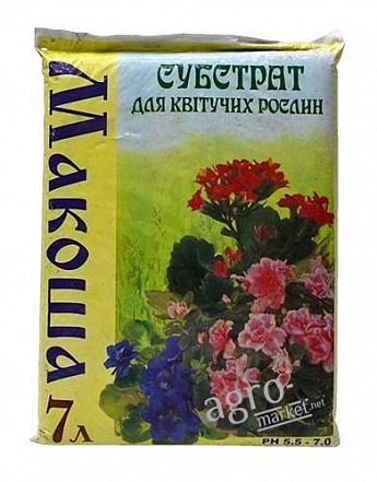 Грунтосуміш "Для квітучих рослин" ТМ "Макоша" 7л