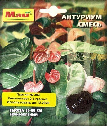 Антуріум "Суміш" ТМ "Май" 50-80шт