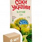 Яблочный сок ТМ "Соки Украины" 1.93л упаковка 6 шт