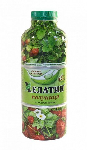 Минеральное удобрение "Хелатин Клубника" ТМ "Киссон" 1.2л