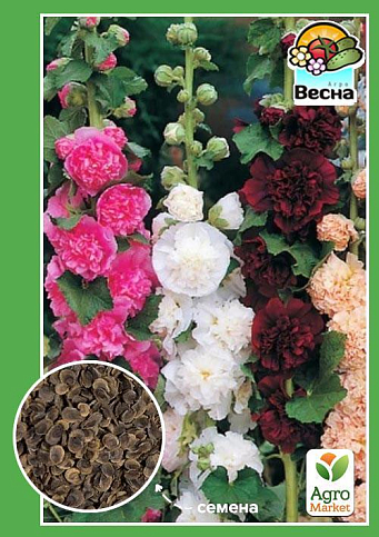 Мальва махрова суміш ТМ "Весна" 0.2г