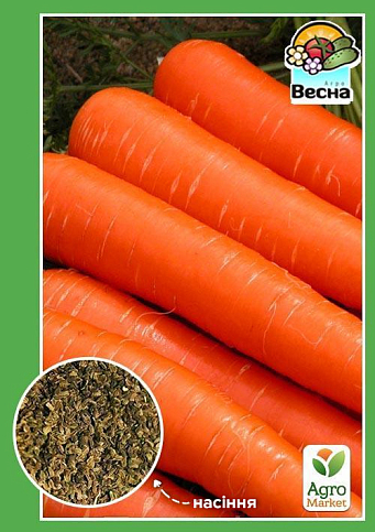 Морковь "Зимний нектар" (Новый пакет) ТМ "Весна" 2г