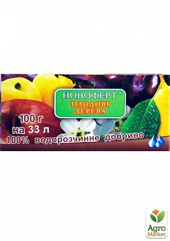 Минеральное Удобрение "Плодовые деревья" ТМ "Новоферт" 100г