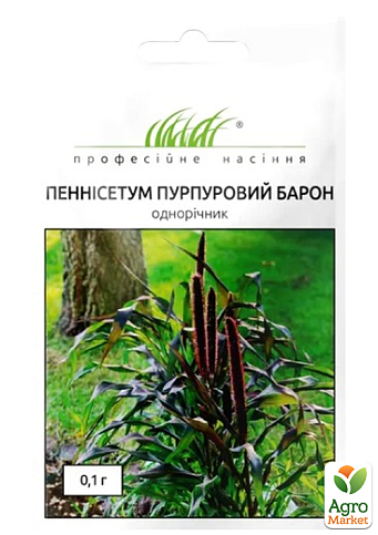 Пеннісетум "Пурпуровий барон" ТМ "Професійне насіння" 0,1г
