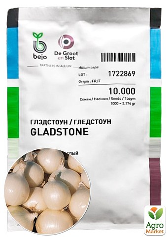 Лук репчатый "Гледстоун F1" ТМ "Bejo Zaden" 10 000шт