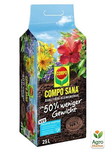 Торфосмесь универсальная COMPO SANA Light 25л (2200)