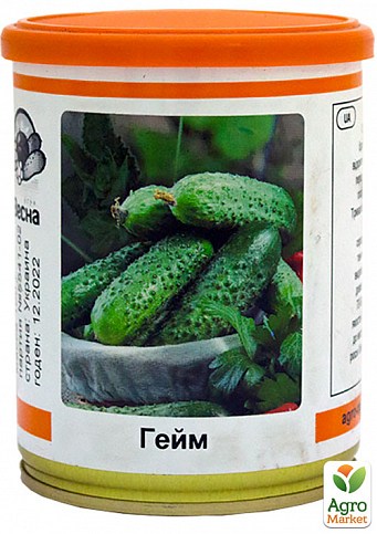 Огурец "Гейм" (в банке) ТМ "Весна" 100г