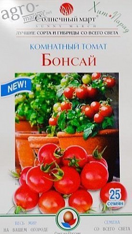 Томат "Бонсай" ТМ "Сонячний березень" 25шт