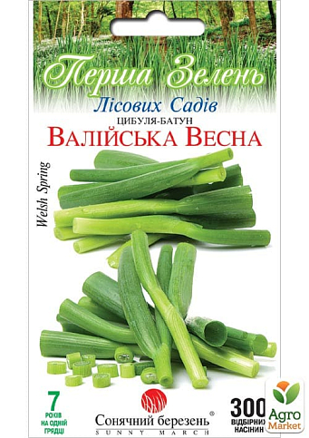 Цибуля-батун "Валійська весна" ТМ "Сонячний березень" 500шт