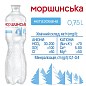 Мінеральна вода Моршинська негазована 0,75л (упаковка 12 шт) купить