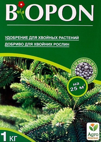Минеральное Удобрение для хвойных растений ТМ "BIOPON" 1кг