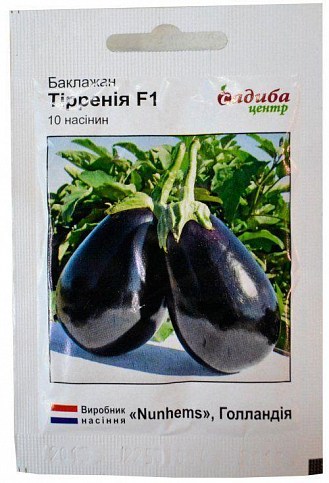 Баклажан "Тиррения F1" ТМ "Садиба центр" 10шт