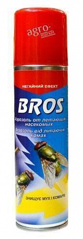Аэрозоль от летающих насекомых ТМ "BROS" 150мл