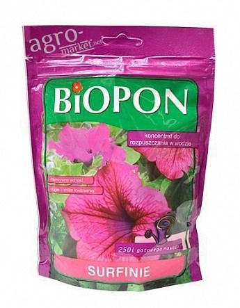 Мінеральне Добриво для петуній і сурфіній ТМ "BIOPON" 250г