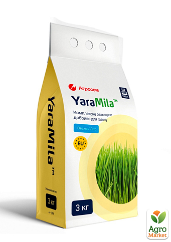 Удобрение для газона, весна-лето ТМ "YaraMila" 3кг