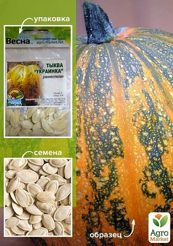 Гарбуз "Українка" (Зипер) ТМ "Весна" 8г