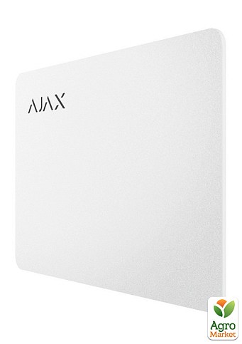 Карта Ajax Pass white (комплект 100 шт) для управления режимами охраны системы безопасности Ajax - фото 3