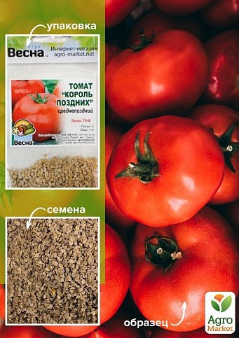 Томат "Король пізніх" (Зипер) ТМ "Весна" 0,5г