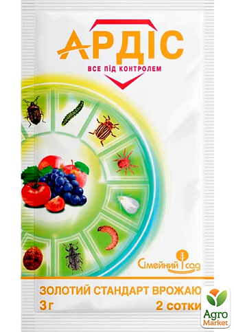 Инсекто-акарицид от комплекса вредителей "Ардис" ТМ "Семейный сад" 3г