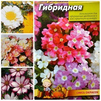 Комплект насіння квітів "Море квітів" 15уп