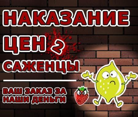 Наказание цен 2. Саженцы Наказание цен 2. Саженцы