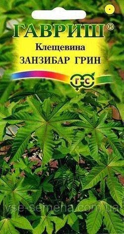

Клещевина "Занзибар Грин" ТМ "Гавриш" 5шт