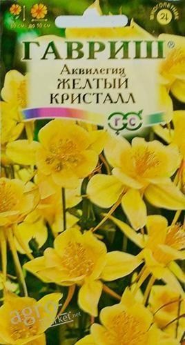 

Аквилегия "Желтый кристалл" ТМ "Гавриш" 0.05г