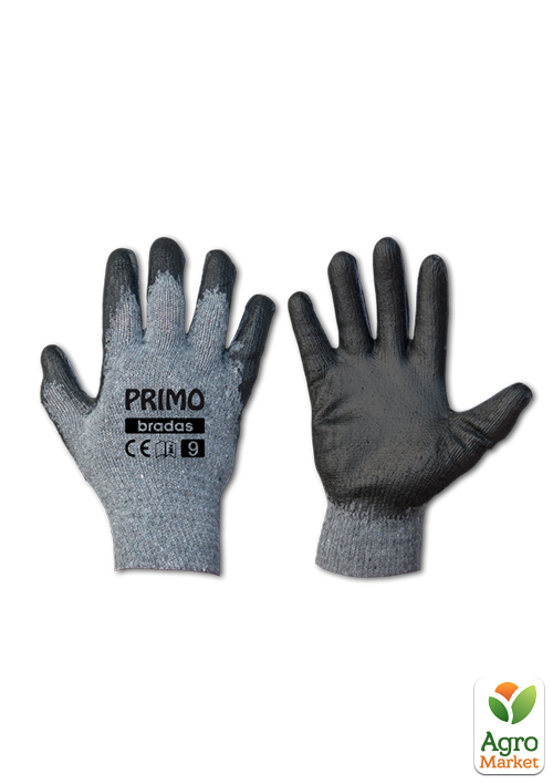 

Рукавички захисні PRIMO латекс, розмір 9, Bradas RWPR9