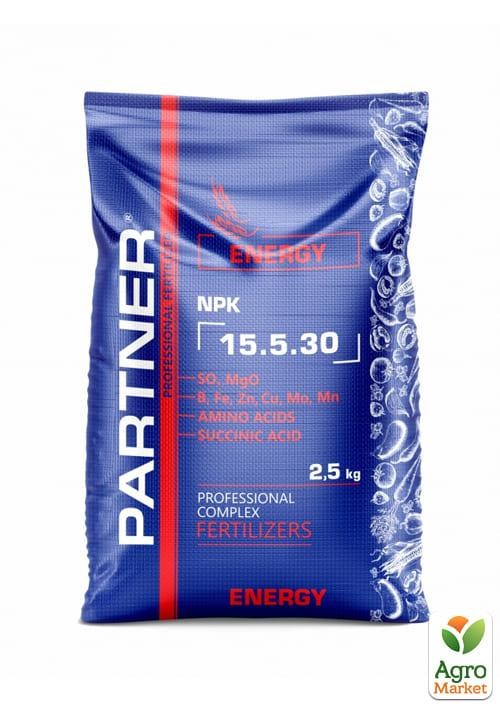 

Комплексное Удобрение NPK ENERGY 15.5.30+АМК+МЕ ТМ Partner 2.5 кг