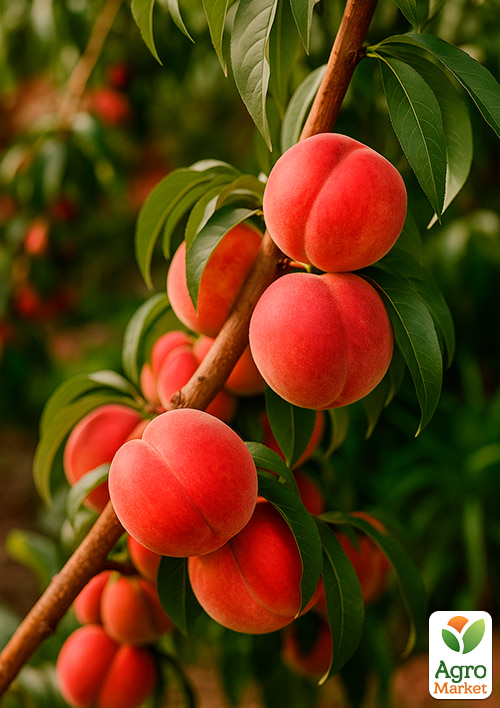 

Персик Фіделія (великоплідний, пізній термін дозрівання)