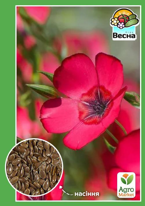 

Льон великоквітковий Червоний ТМ Весна 0.5г