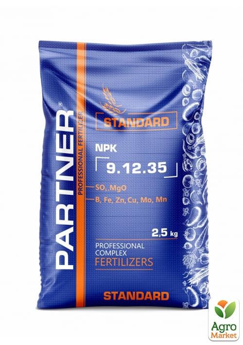 

Комплексное Удобрение NPK STANDARD 9.12.35+S+MG+МЕ ТМ Partner 2.5 кг