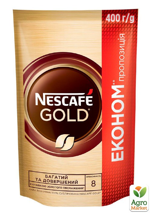 

Кофе растворимый Голд ТМ Nescafe 400г