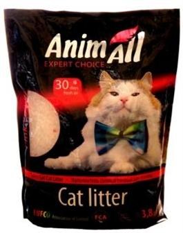 AnimAll Cиликагелевый наполнитель для кошачьего туалета, розовый лепесток 1.6 кг (0334600)
