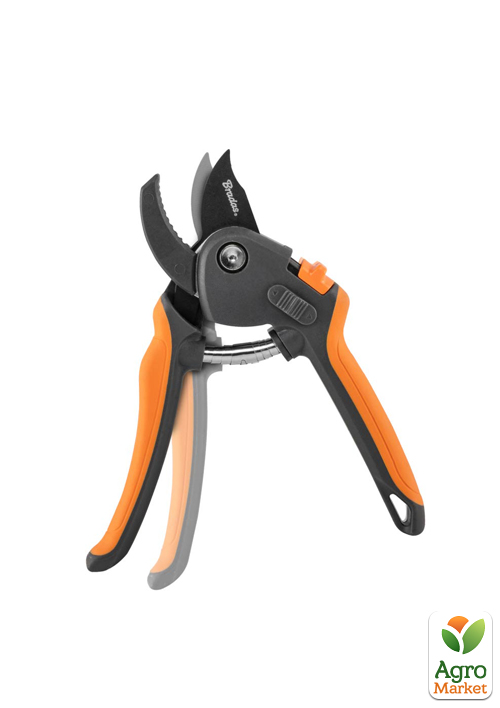 

Секатор з регульованою ручкою, лезо з ковадлом, сталь SK5, V-SERIES, Bradas. KT-V1049