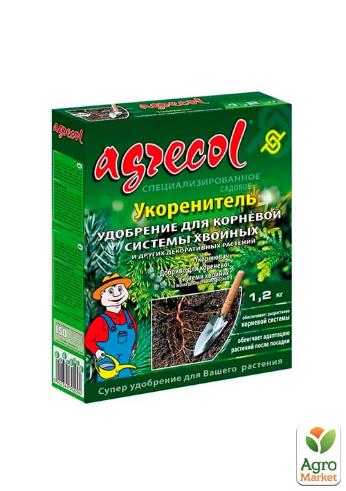 

Удобрение для корневой системы хвойных 7-21-7 ТМ Agrecol 1.2кг