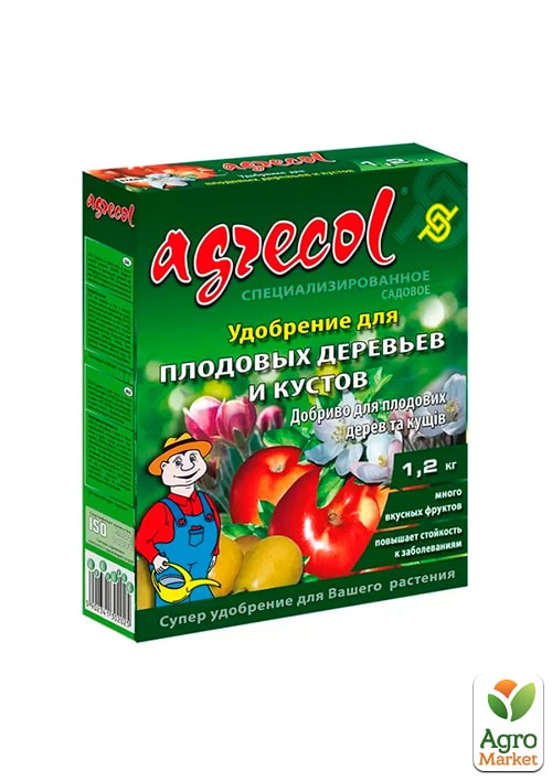 

Удобрение для плодовых деревьев 8-7-22 ТМ Agrecol 1.2кг